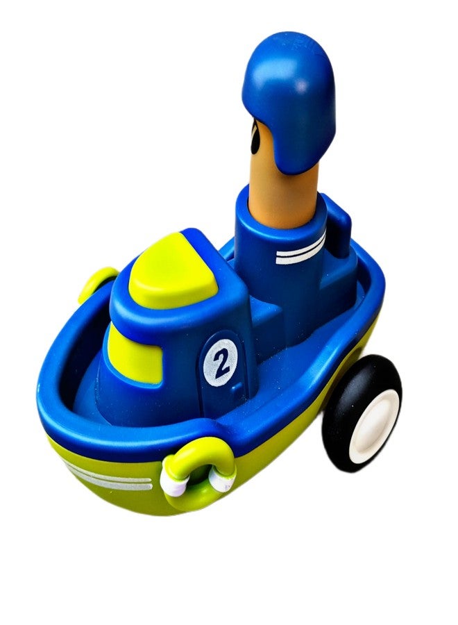 RUHANI Pack of 2 Car Push an Go Water Boat and Airplane Car Toy for Kids Multicolour - Image 3